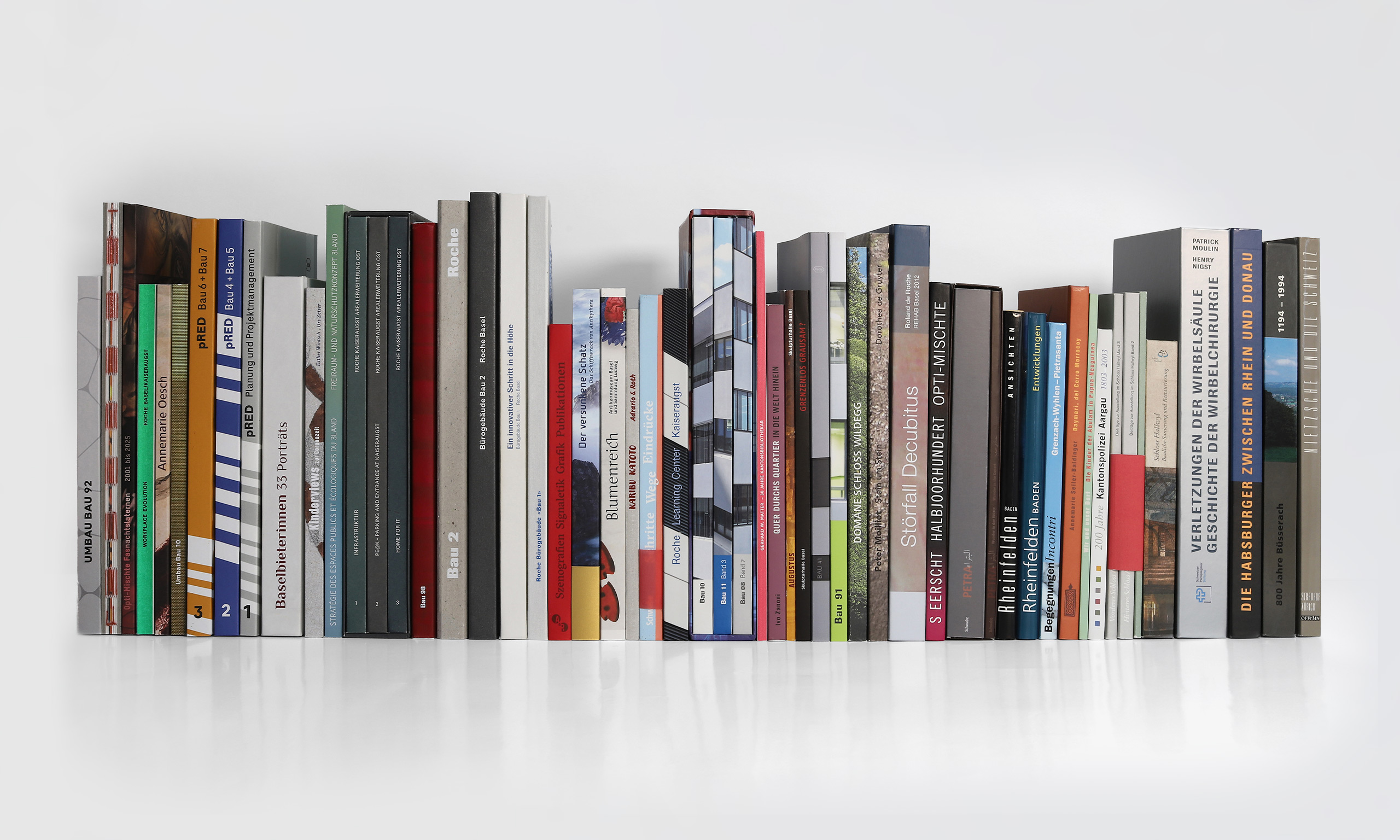 Sammlung der Publikationen von Anex & Roth Visuelle Gestaltung in der Schweizerischen Nationalbibliothek