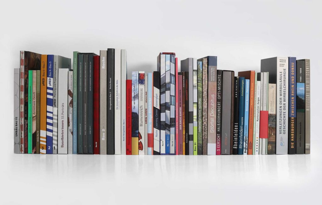 Sammlung der Publikationen von Anex & Roth Visuelle Gestaltung in der Schweizerischen Nationalbibliothek